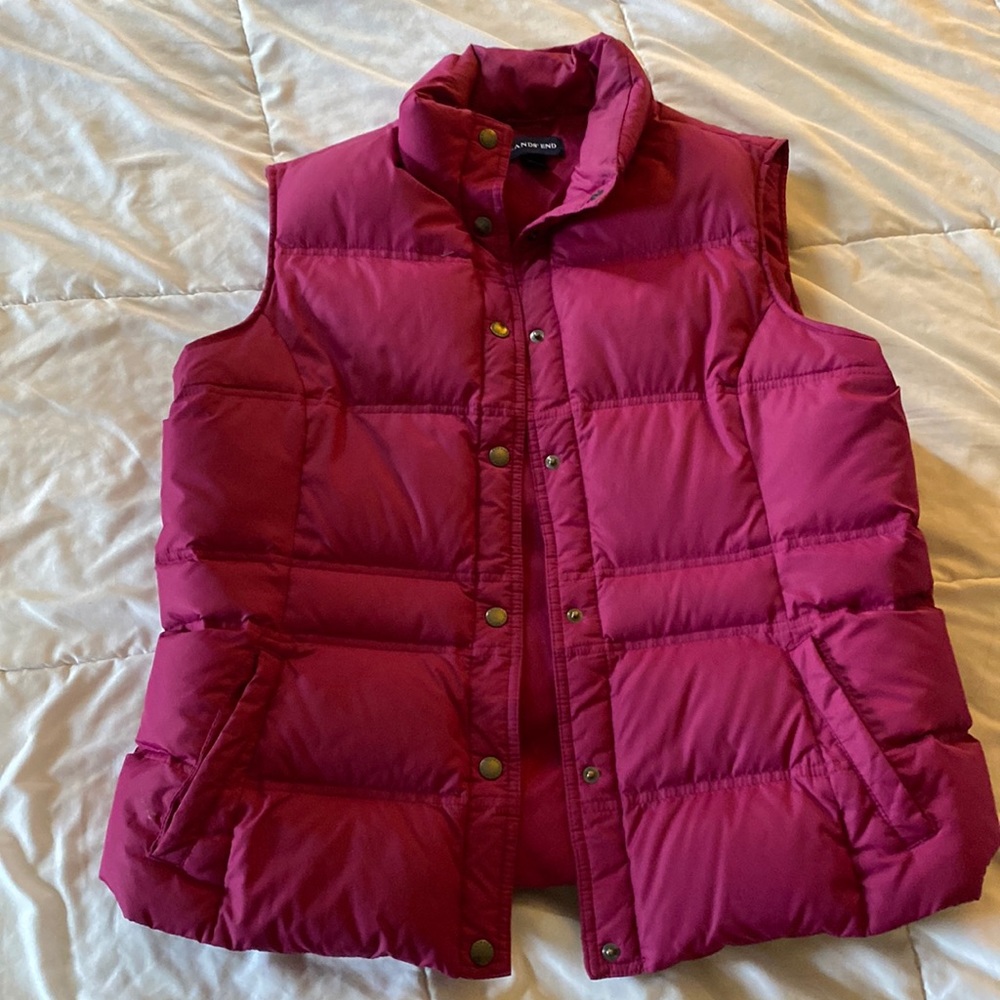 Lands End puffer vest